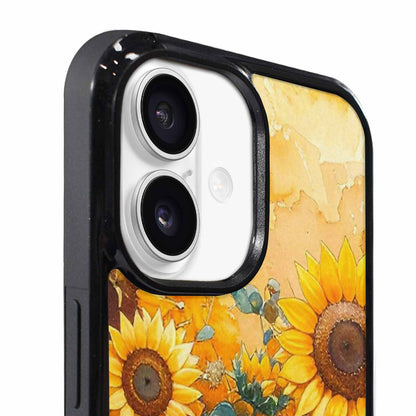 iPhone 17 Case — Full Color Vibrant Sunflower Floral, Custom Printed Phone Case