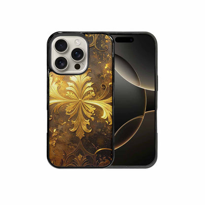 iPhone 16 Pro Case — Klimt Gold Leaf Artwork Pattern, Custom Printed Phone Case