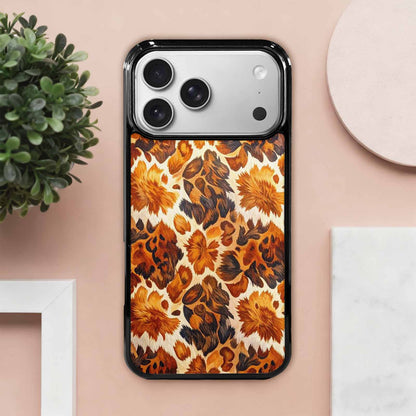 iPhone 17 Pro Max Case — Small Cow Animal Print Animal Print, Custom Designed Case Cover