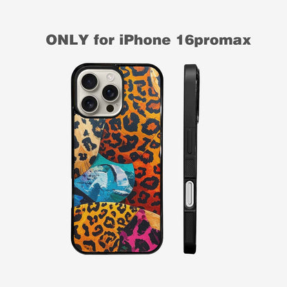 iPhone 16 Pro Max Case — Full Color Vibrant Animal Print Animal, Personalized Phone Case