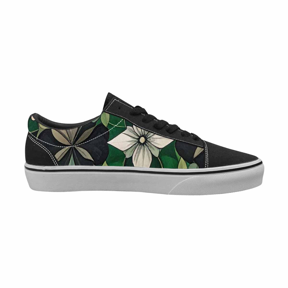 WOMEN'S Aromantic Flag Color Canvas Lace-Up Cottagecore Shoes
