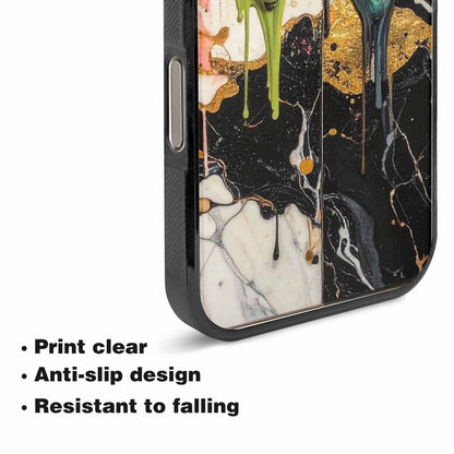 iPhone 15 Pro Max Case — Aliens Marblemelting Aliens Pa F3p, Custom Art Phone Cover