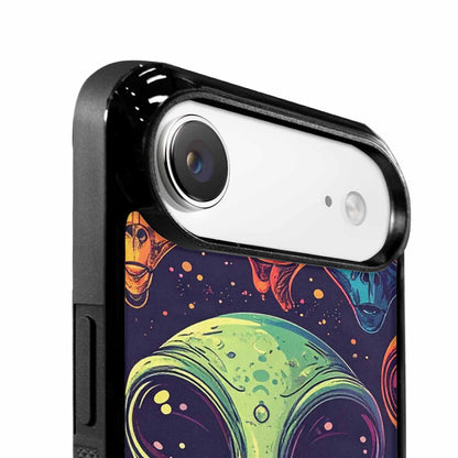 iPhone 17 Air Case — Alien Ufo Cartoon Art Pattern Alien, Personalized Phone Case