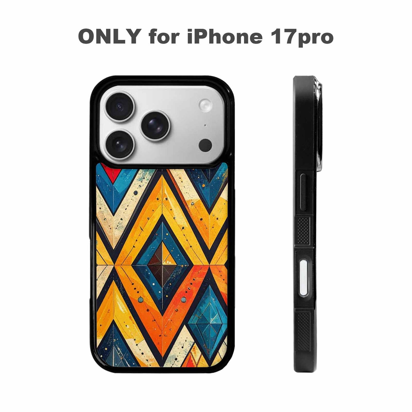 iPhone 17 Pro Case — Vintage Summer Diamond Retro Vintage, Original Design Phone Case