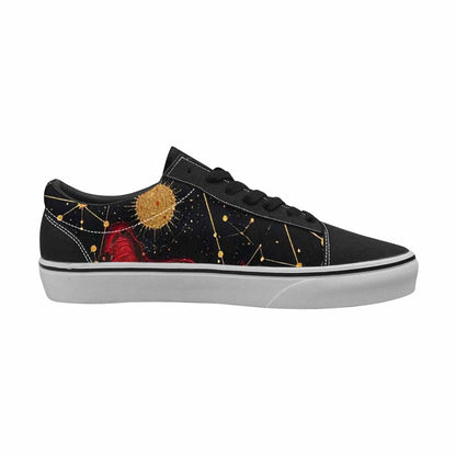 WOMEN'S Zodiac Constellation Lace-Up Canvas Dreamcore Custom Shoes