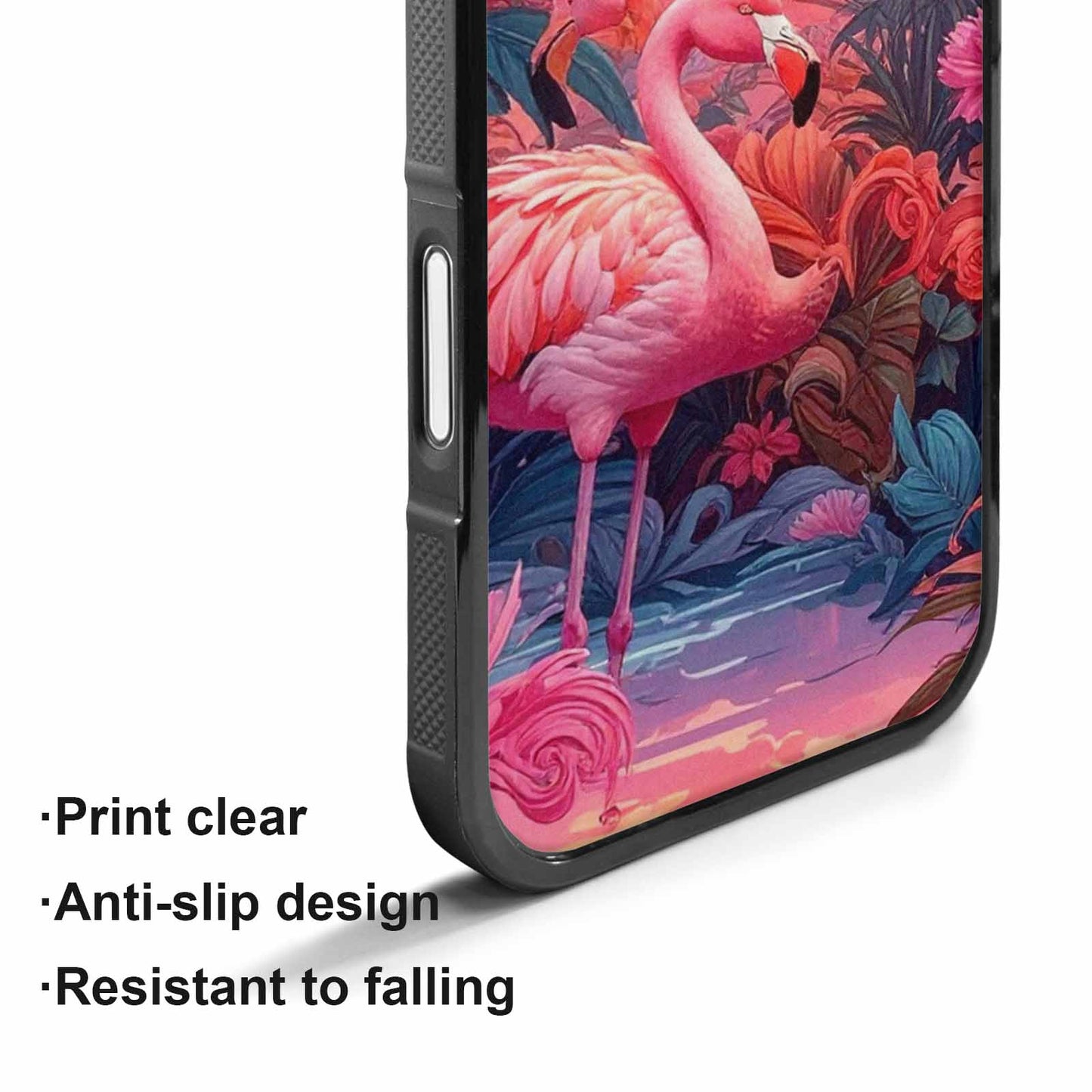 iPhone 17 Case — Flamingo Tropical Flamingo Tropical Original Art, Customized Protective Case