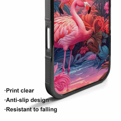 iPhone 17 Case — Flamingo Tropical Flamingo Tropical Original Art, Customized Protective Case
