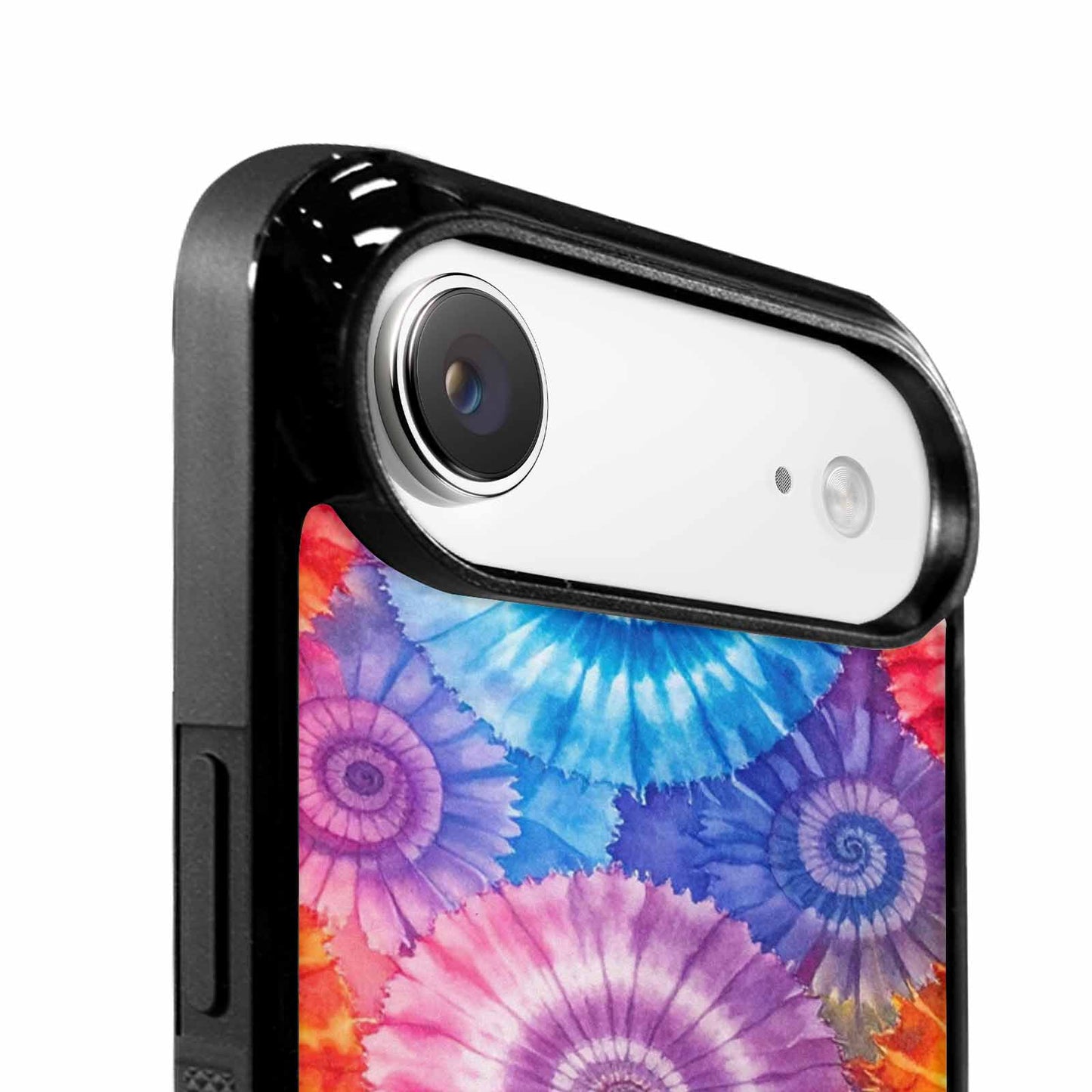 iPhone 17 Air Case — Small Tie Dye Swirl Pattern Tie, Unique Phone Case Design
