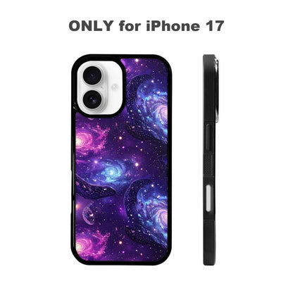 iPhone 17 Case — Snake Print Galaxy Seamless Animal Print, Custom Made Phone Cover