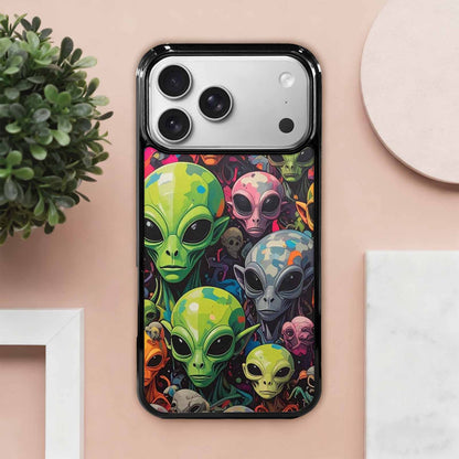 iPhone 17 Pro Max Case — Aliens Camo Aliens Alien Scifi, Custom Print Case Cover
