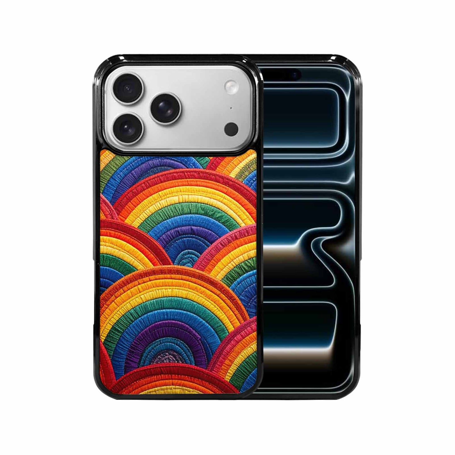 iPhone 17 Pro Max Case — Vivid Camo Rainbow Camo, Custom Made Phone Cover