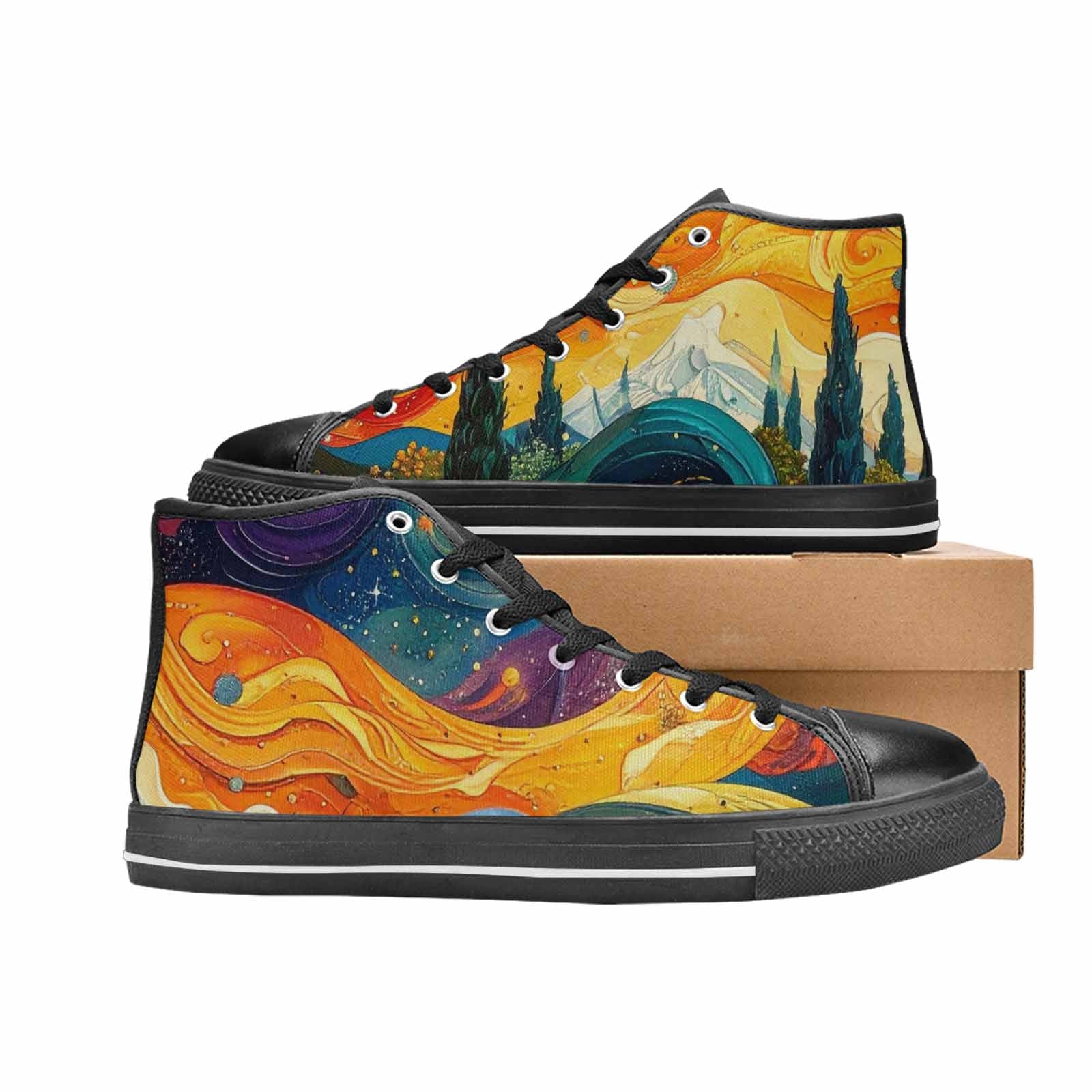 WOMEN'S Blend All Versions High Top Canvas Y2K Sneakers