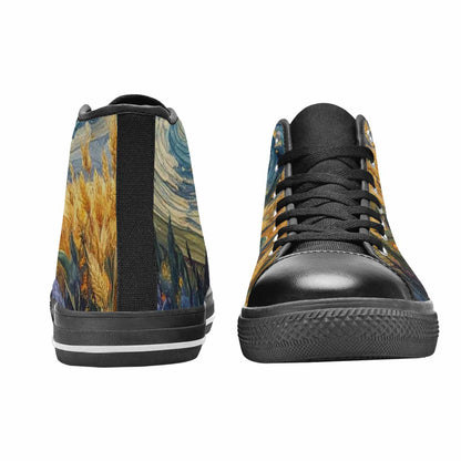 MEN'S Blend All Versions High Top Canvas Grunge Custom Sneakers