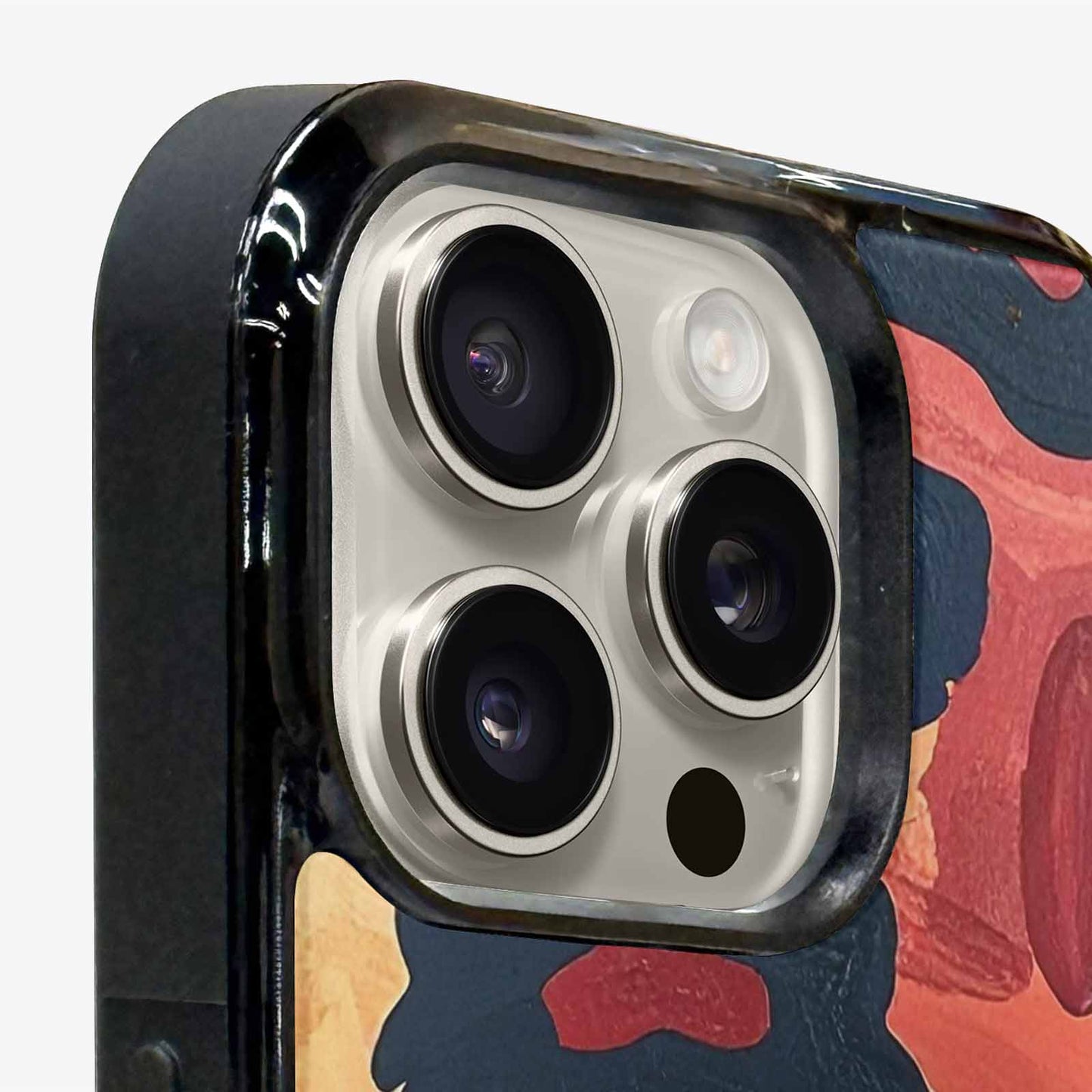 iPhone 16 Pro Case — Leopard Wallpaper Print, Personalized Phone Case