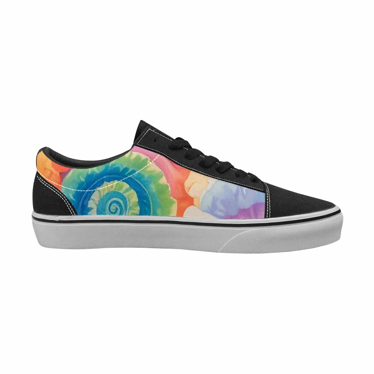 WOMEN'S Tie Dye Swirls Tie Lace-Up Canvas Dreamlike Shoes