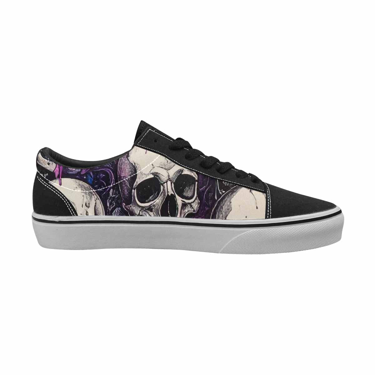WOMEN'S Rainbow From Skull S Lace-Up Canvas Dreamlike Shoes
