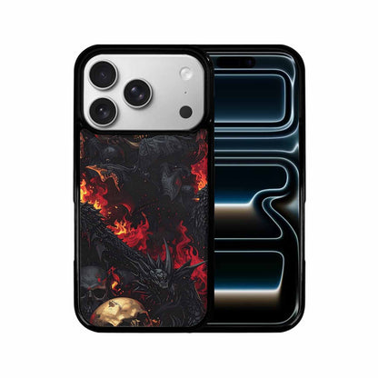 iPhone 17 Pro Case — Skull Dark Art Gothic Print Gothic, Unique Phone Case Design