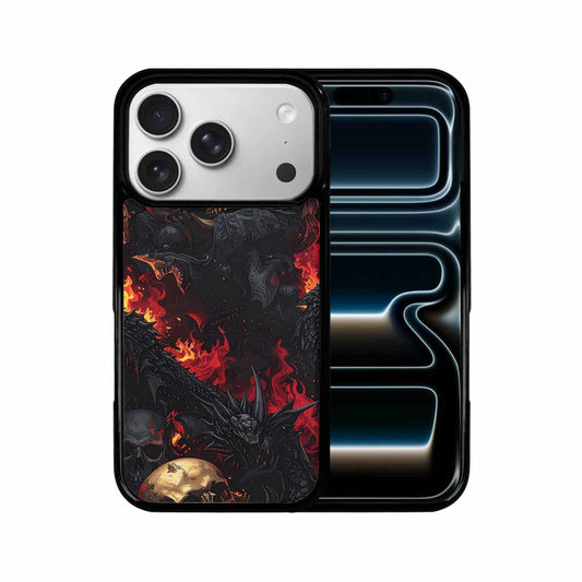 iPhone 17 Pro Case — Skull Dark Art Gothic Print Gothic, Unique Phone Case Design