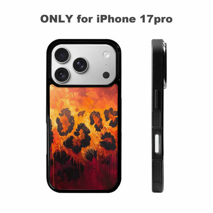 iPhone 17 Pro Case — Seamless Repeating Pattern Of Overlapping Animal, Original Design Phone Case