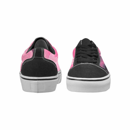 MEN'S Van Gogh Black & Pink Ink Canvas Boutique Kaleidoscope Original Art Sneakers