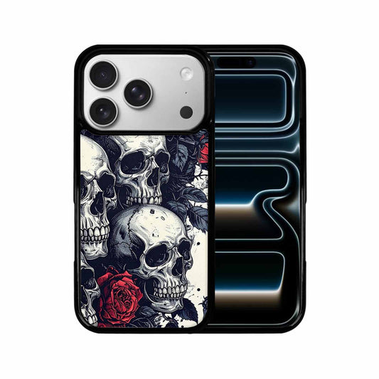 iPhone 17 Pro Case — Skull Dark Art Gothic Print Gothic, Custom Made Phone Cover