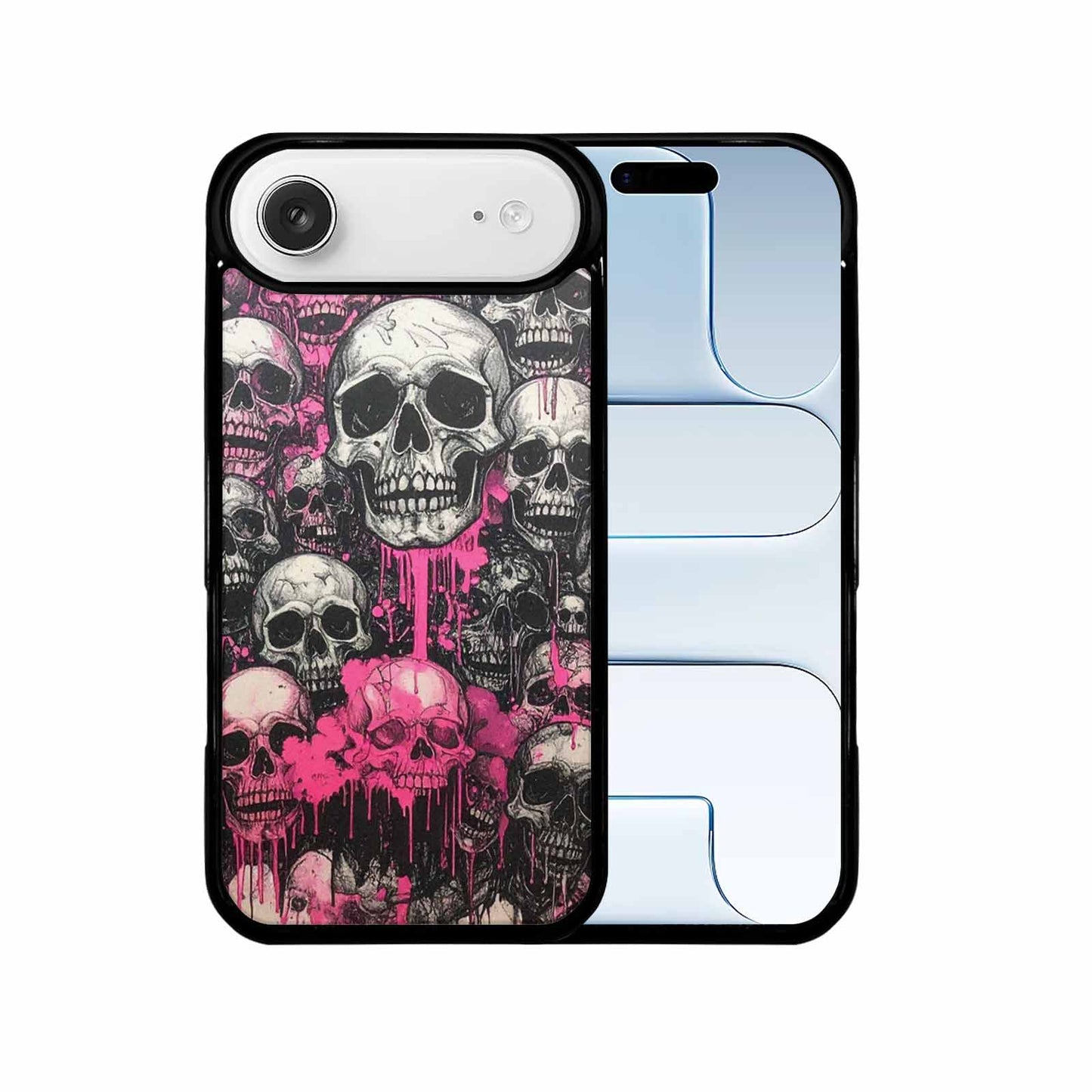 iPhone 17 Air Case — Black Pink Ink Rainbow From Gothic, Customized Protective Case