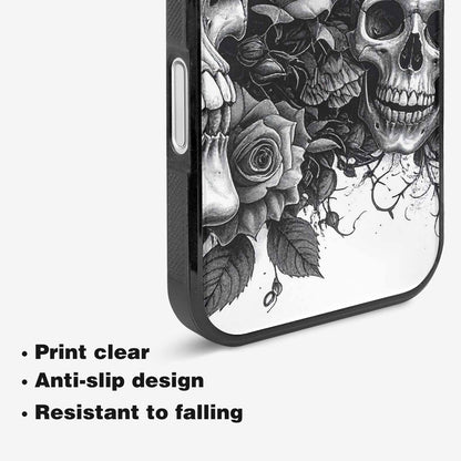 iPhone 16 Plus Case — Skull Gothic Art Dark Original, Custom Art Phone Cover