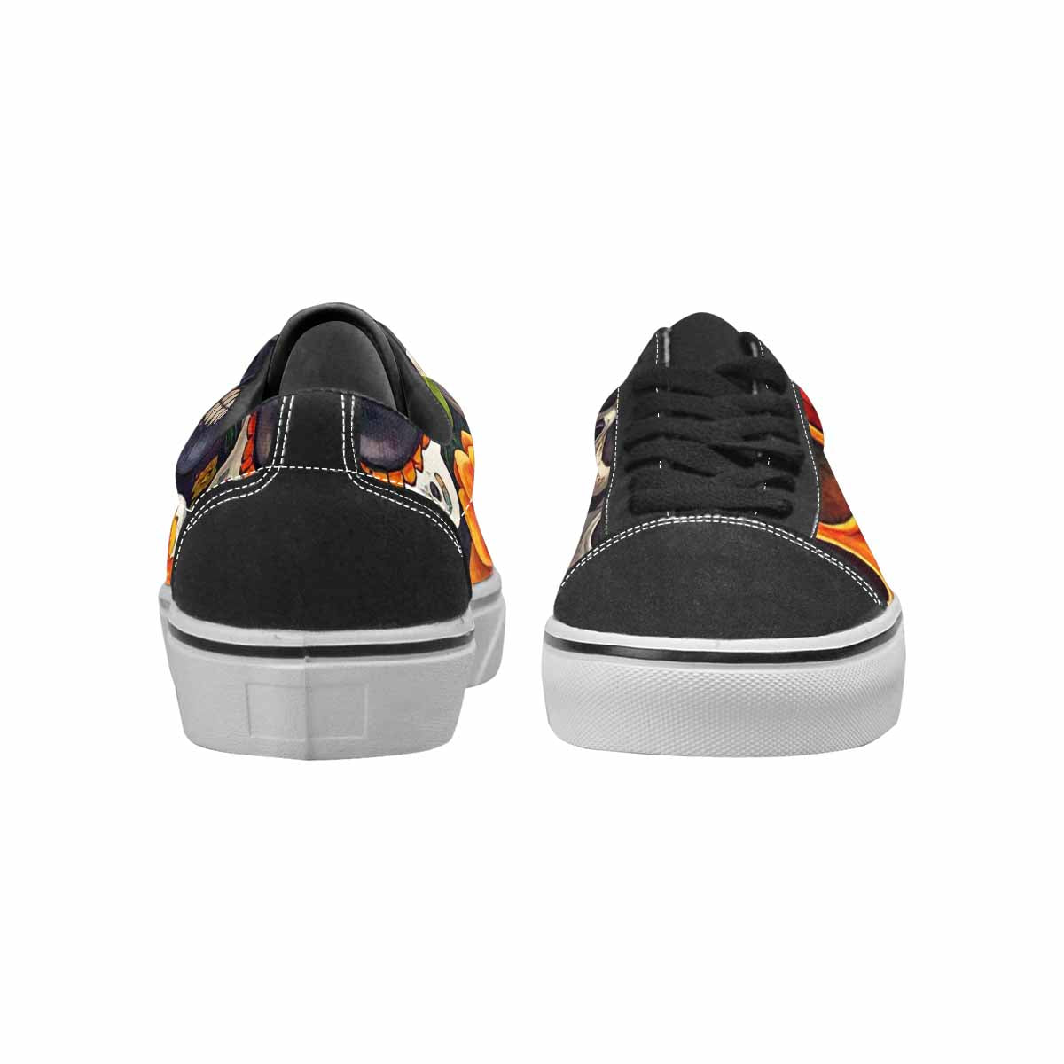 MEN'S Skull Canvas Lace-Up Vivid Shoes