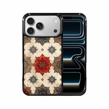 iPhone 17 Pro Max Case — Small Mandala Pattern, Randomly Floral, Custom Phone Case