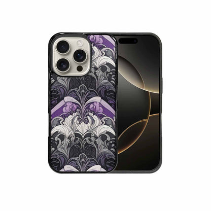 iPhone 16 Pro Case — Asexual Flag Color Theme Small Rainbow, Unique Phone Case Design