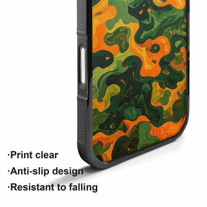 iPhone 17 Case — Small Military Camouflage Blotch Camo, Custom Printed Phone Case