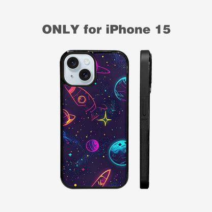 iPhone 15 Case — Space Galaxy Astronaut, Custom Art Phone Cover