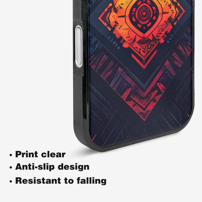 iPhone 16 Case — Wild Tribal Ripple, Custom Made Phone Cover