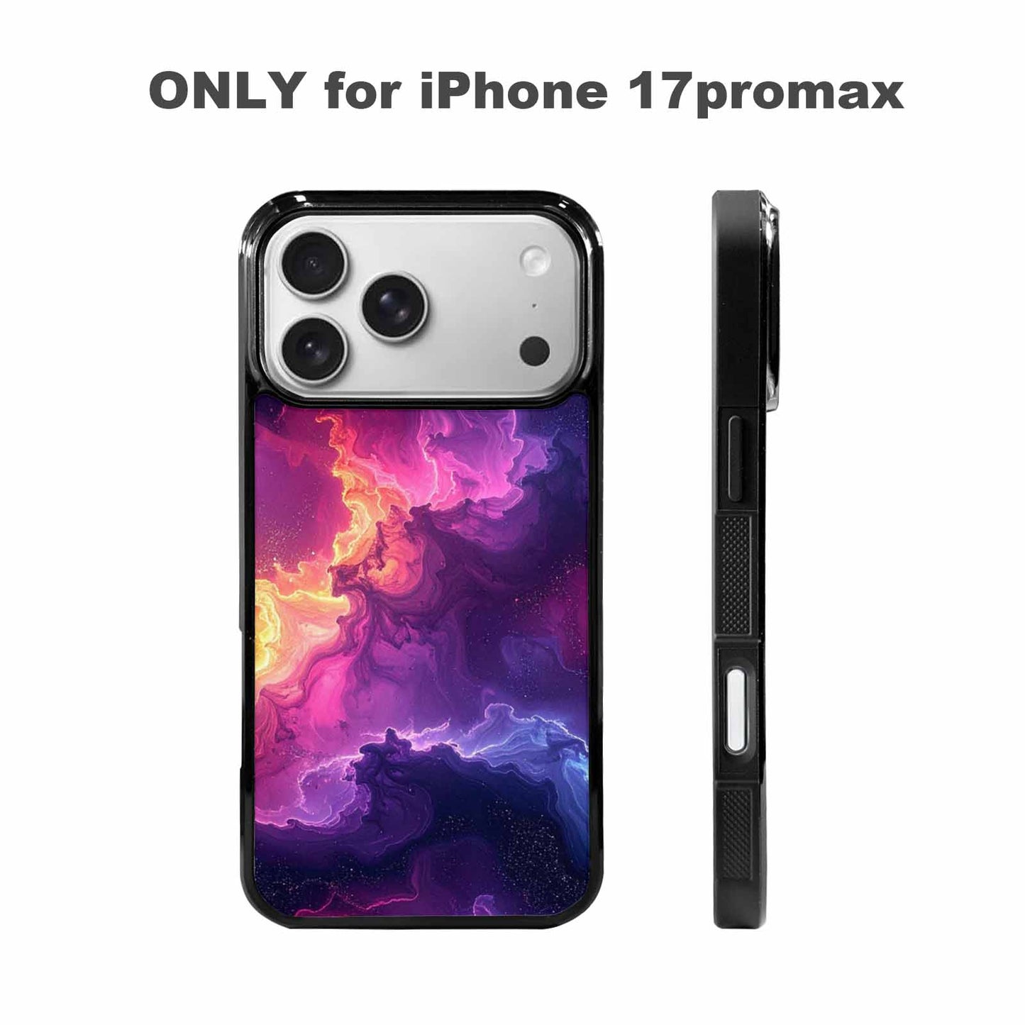 iPhone 17 Pro Max Case — Galaxy Nebula Art Seamless Galaxy Space, Custom Made Phone Cover