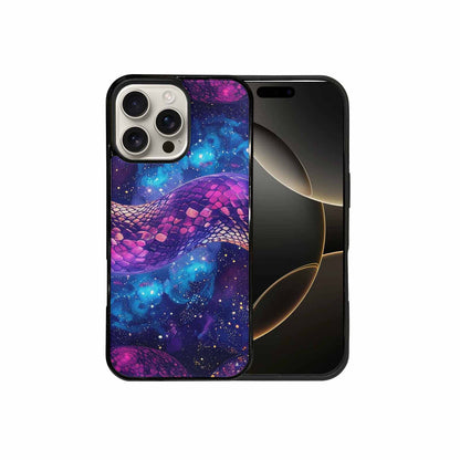 iPhone 16 Pro Max Case — Galaxy Snake Print, Original Design Phone Case