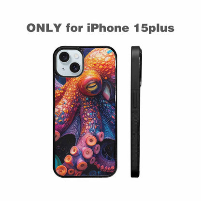 iPhone 15 Plus Case — Octopus Tentacle Octopus Tentacle Pattern Hundreds, Custom Print Case Cover