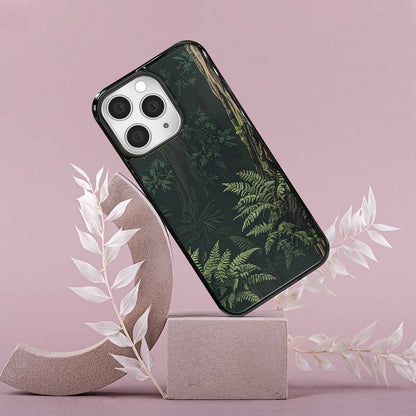 iPhone 15 Pro Max Case — Seamless Pattern Ancient Redwood Forest Giant, Original Design Phone Case