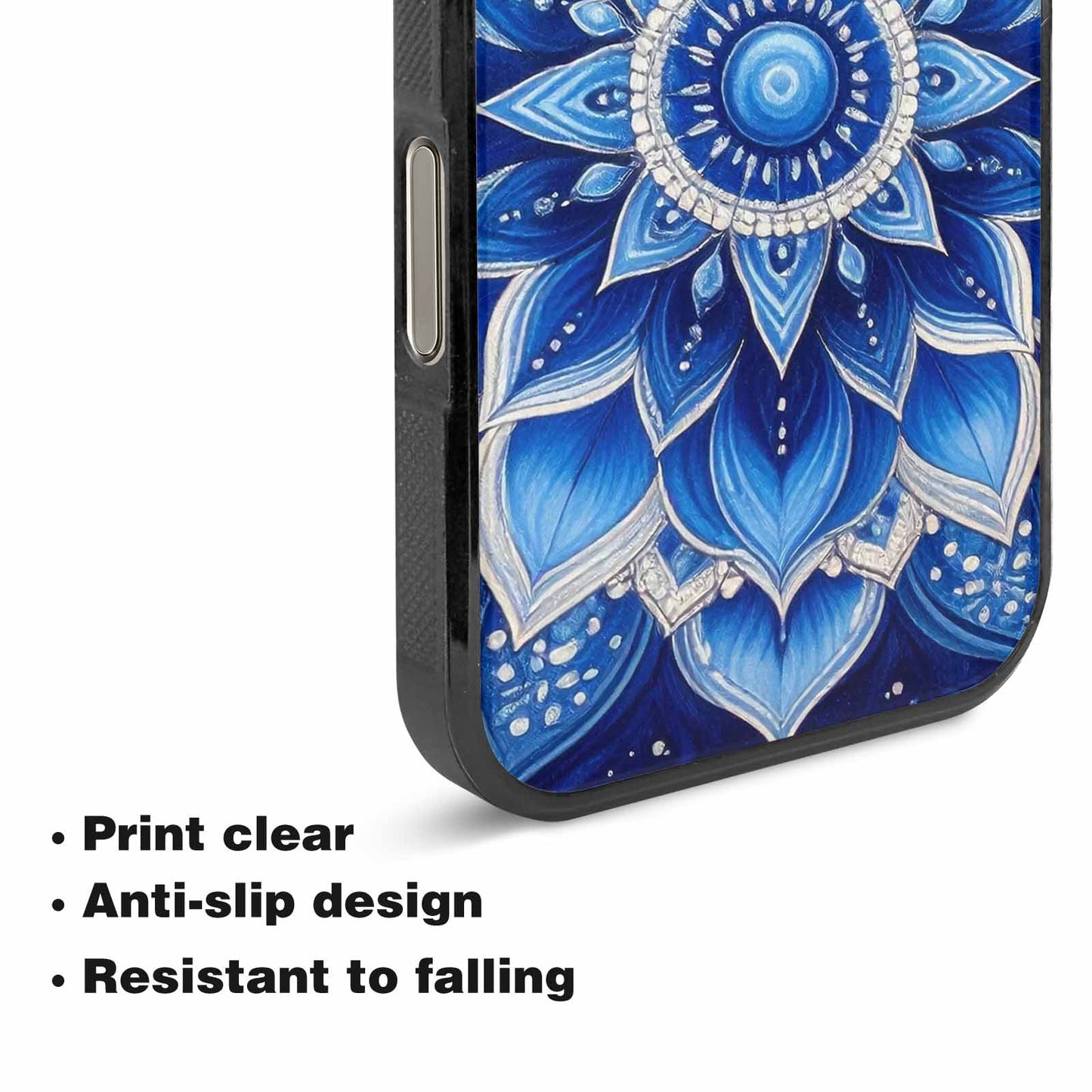 iPhone 16 Pro Case — Boho Mandala Custom Personalized Phone Cover, Custom Made Phone Cover