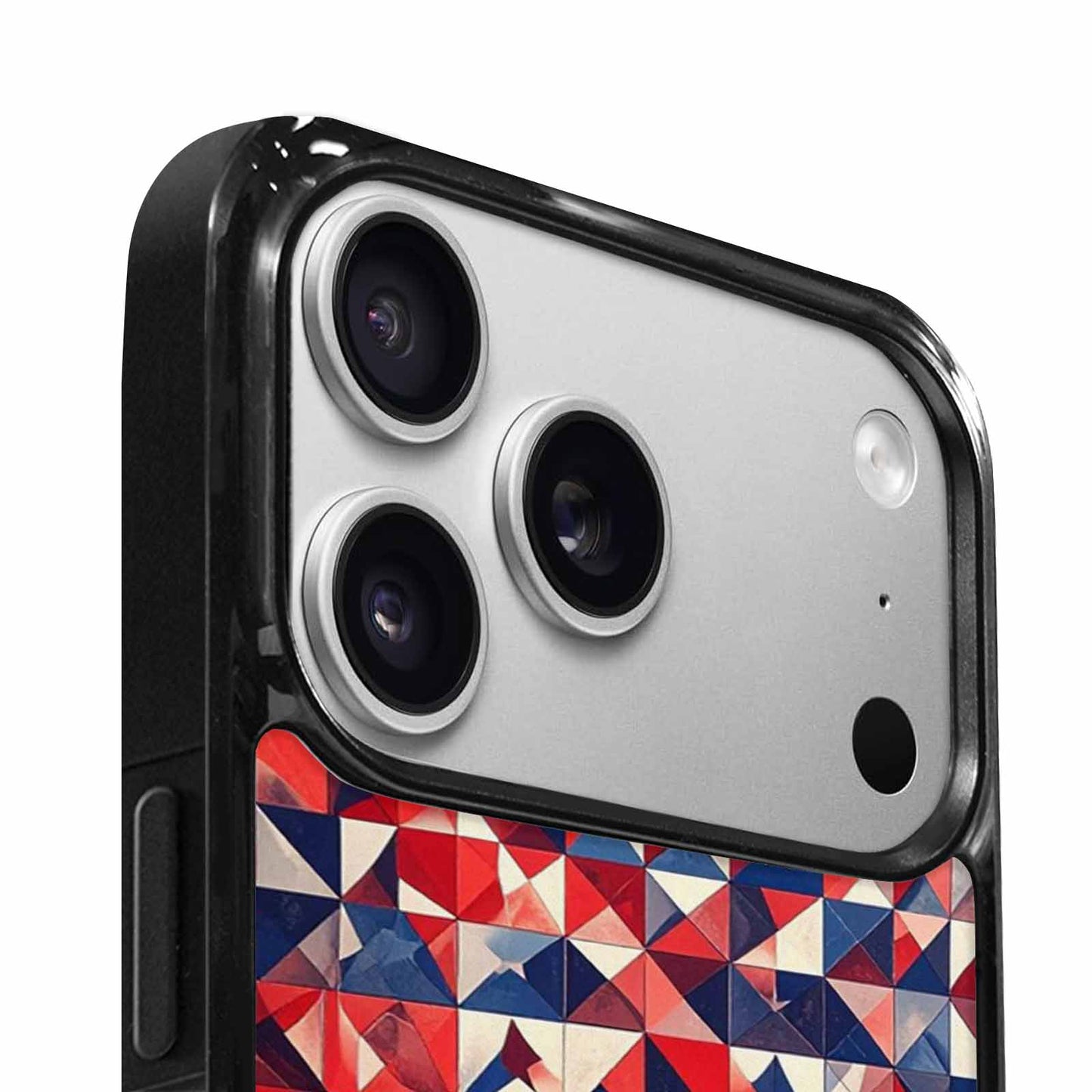 iPhone 17 Pro Case — Small American Flag Stars And Galaxy, Custom Made Phone Cover