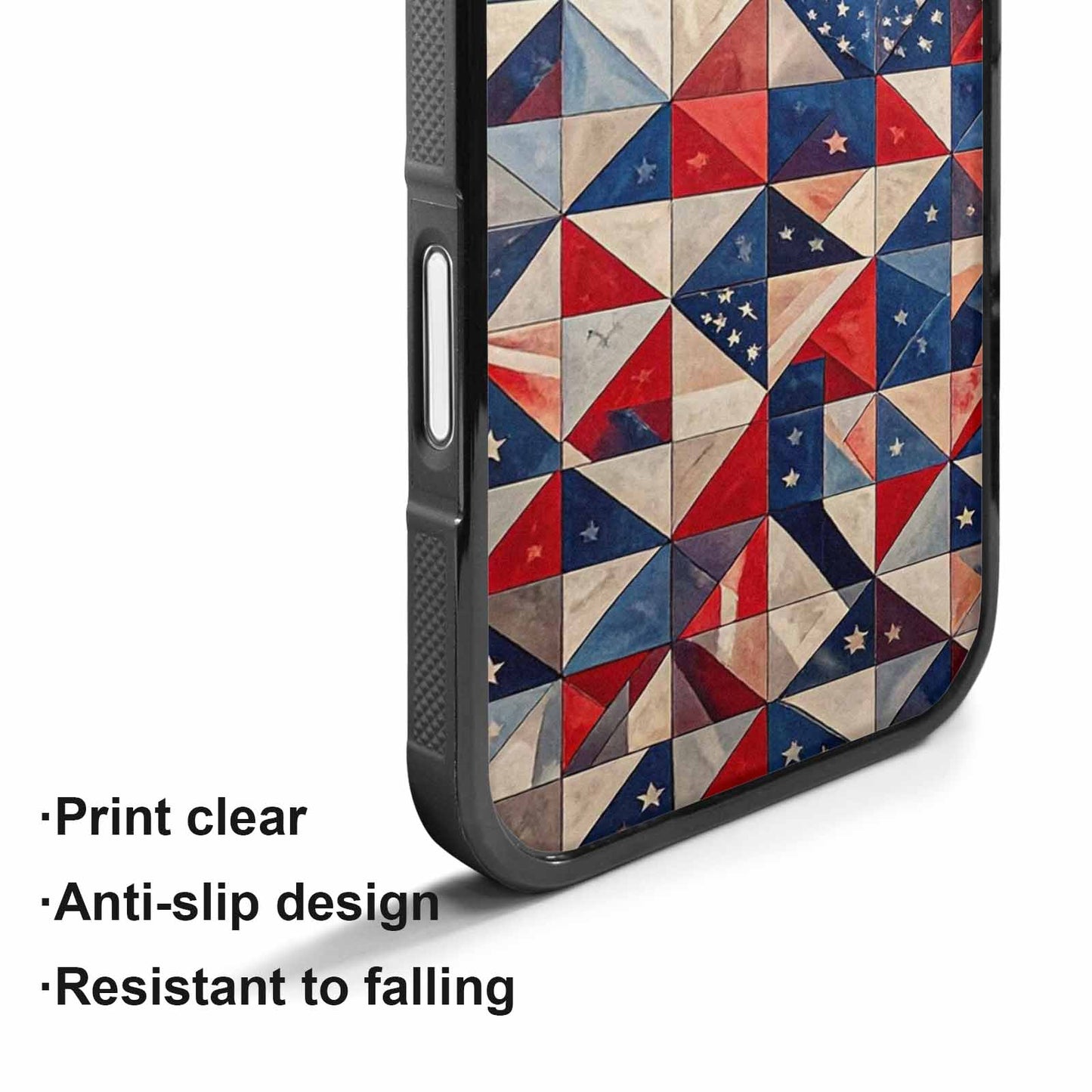 iPhone 17 Case — Small American Flag Stars Galaxy Space, Unique Phone Case Design