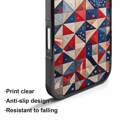 iPhone 17 Case — Small American Flag Stars Galaxy Space, Unique Phone Case Design