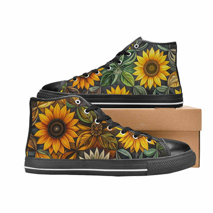 MEN'S Blend Melt Them High Top Canvas Cottagecore Shoes