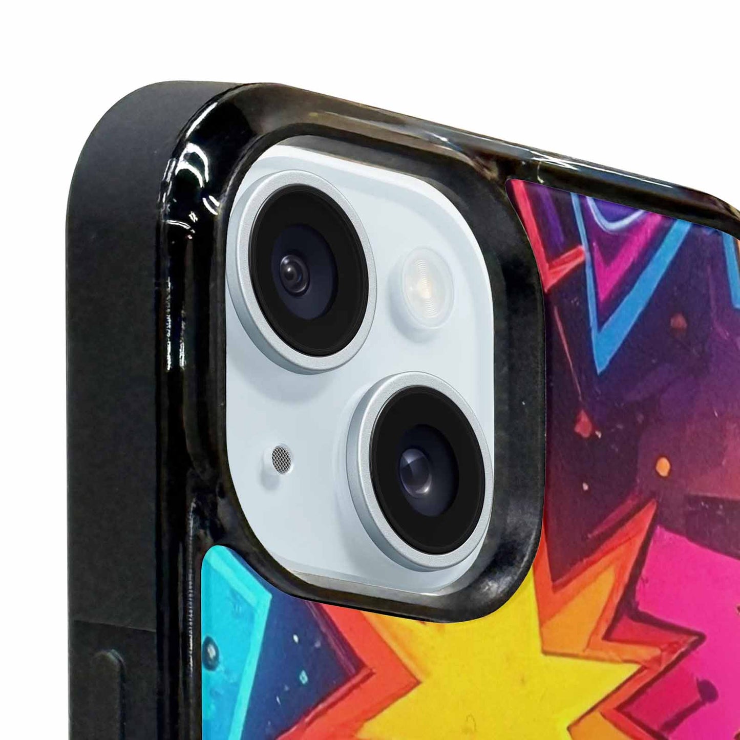 iPhone 15 Plus Case — 80s Retro Motif 80s Retro Motifs, Custom Print Case Cover