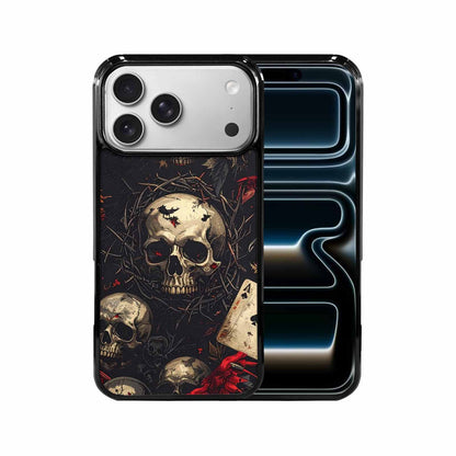 iPhone 17 Pro Max Case — Skull Dark Art Gothic Print Gothic, Custom Designed Case Cover