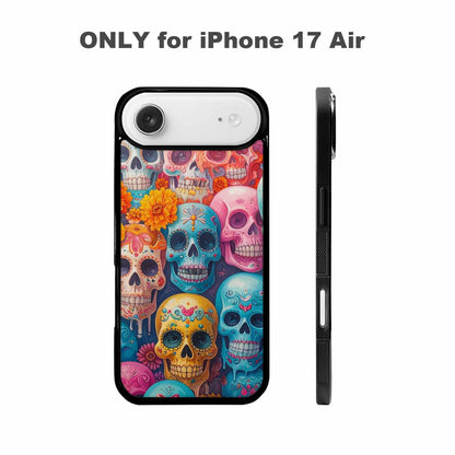 iPhone 17 Air Case — Sugar Skullsmelting Sugar Skulls Gothic Skulls, Unique Phone Case Design