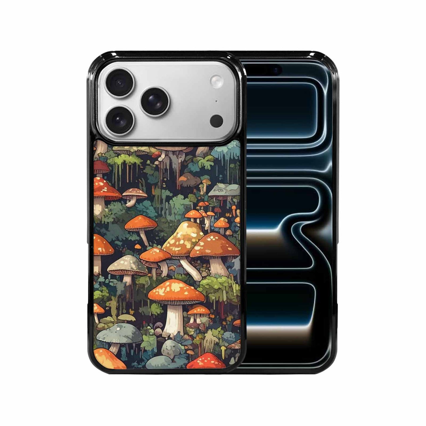 iPhone 17 Pro Max Case — Mushrooms Camomushrooms Patter Ojg Camo, Original Design Phone Case