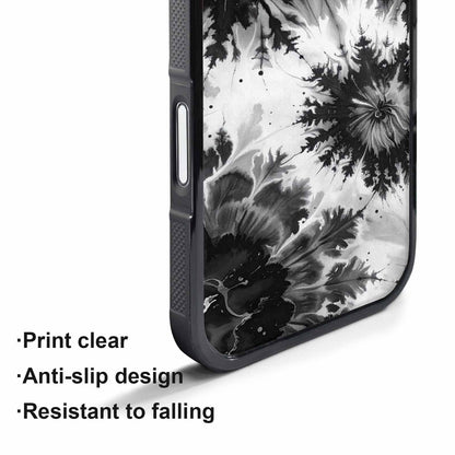 iPhone 17 Pro Case — Tie Dye Acid Wash Black Tie, Custom Designed Case Cover