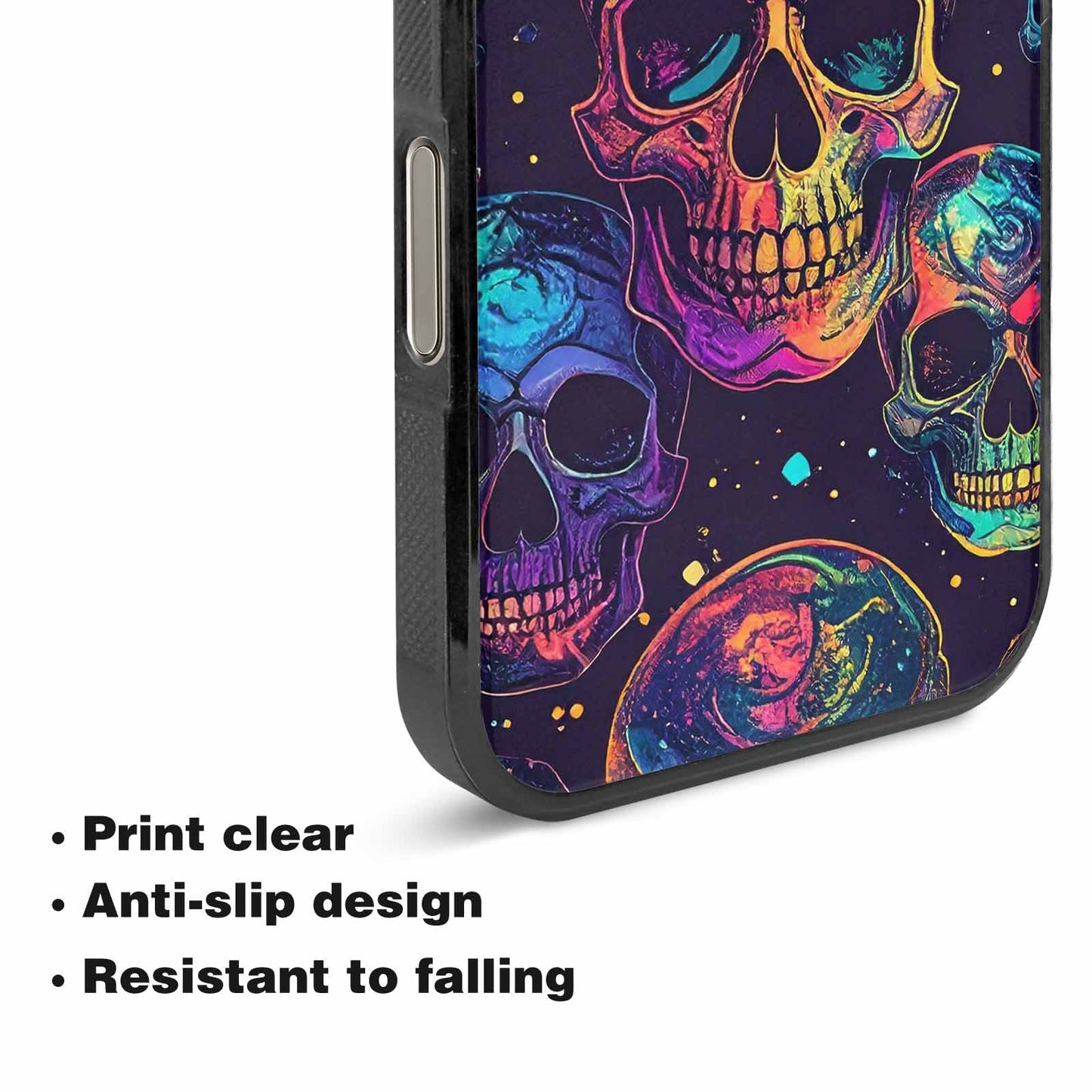 iPhone 16 Pro Max Case — Galaxy Skulls, Custom Phone Case