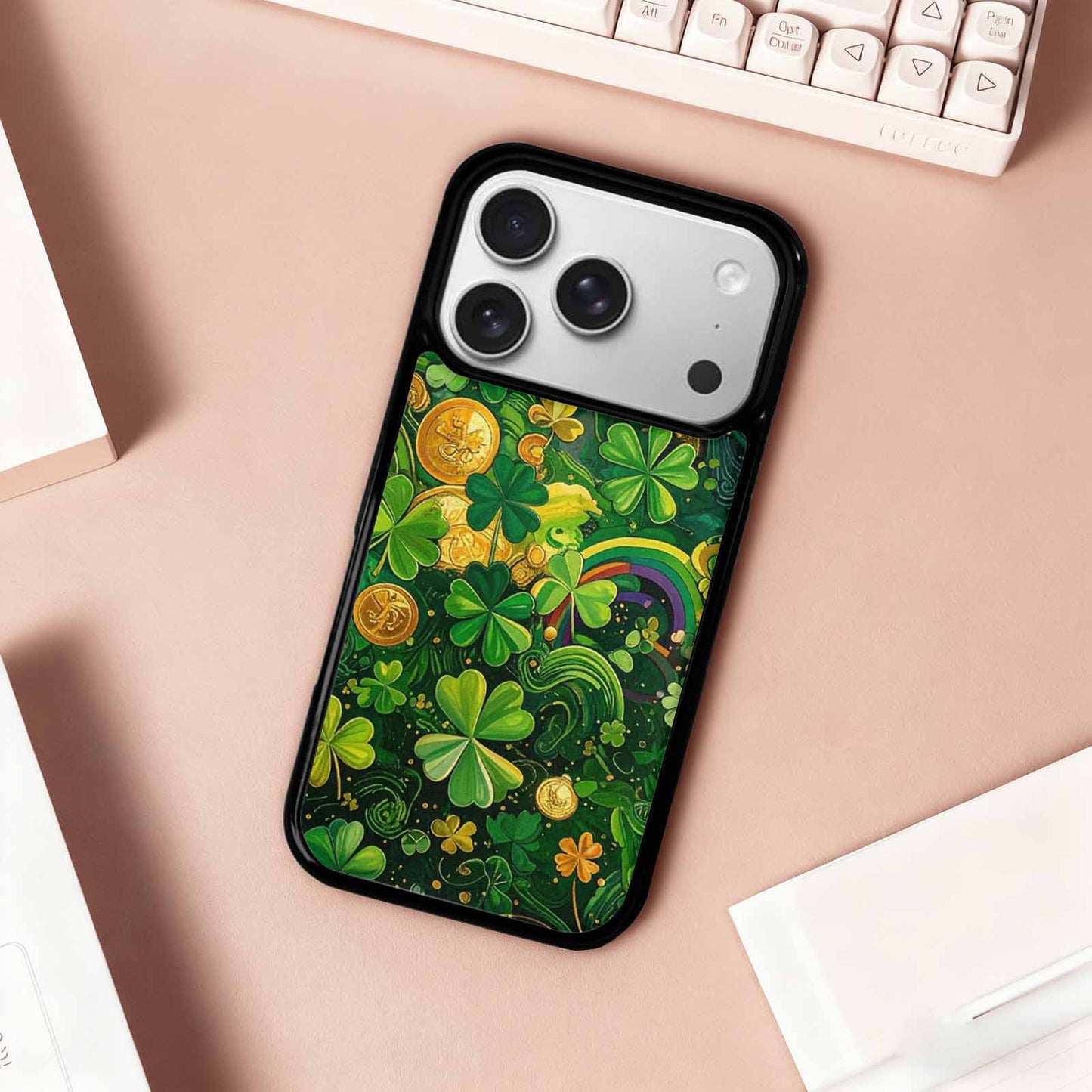 iPhone 17 Pro Case — St Patricks Clover St Patricks Original, Custom Print Case Cover