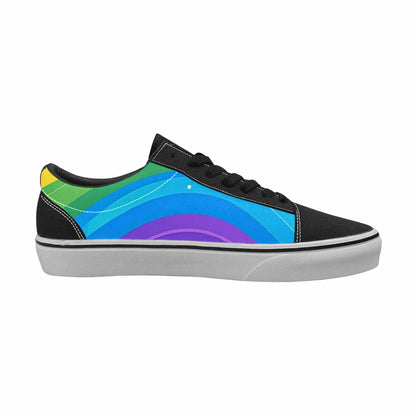 WOMEN'S Rainbow Pride Canvas Lace-Up Dreamcore Custom Shoes